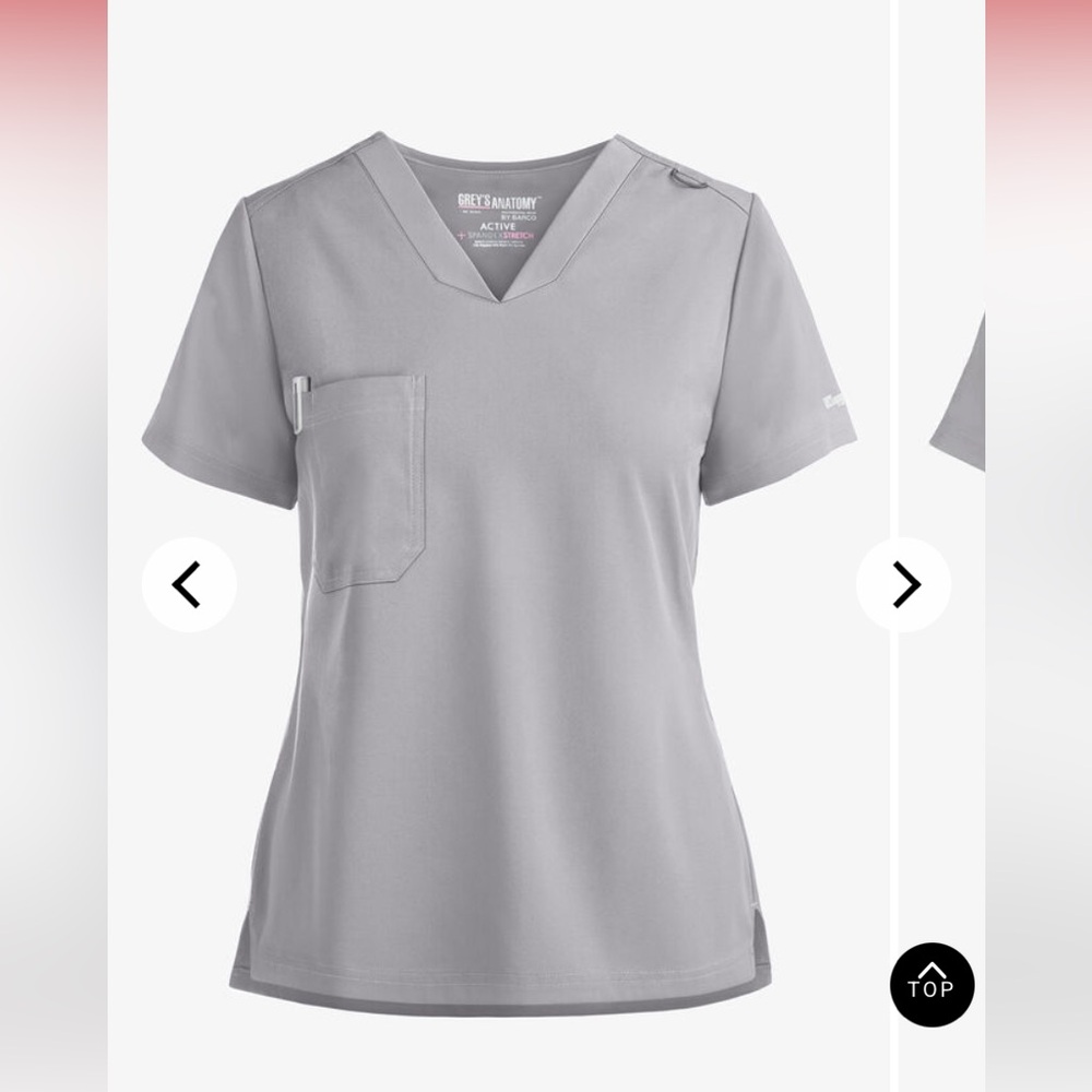 Grey’s Anatomy Barco 1-Pocket Scrub Top - Moonstruck